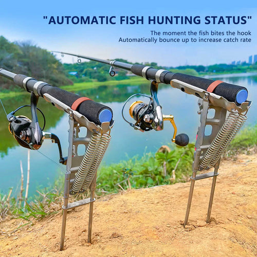 Automatic Stainless Steel Fishing Rod Holder - Universal Fit - SportFishingHub