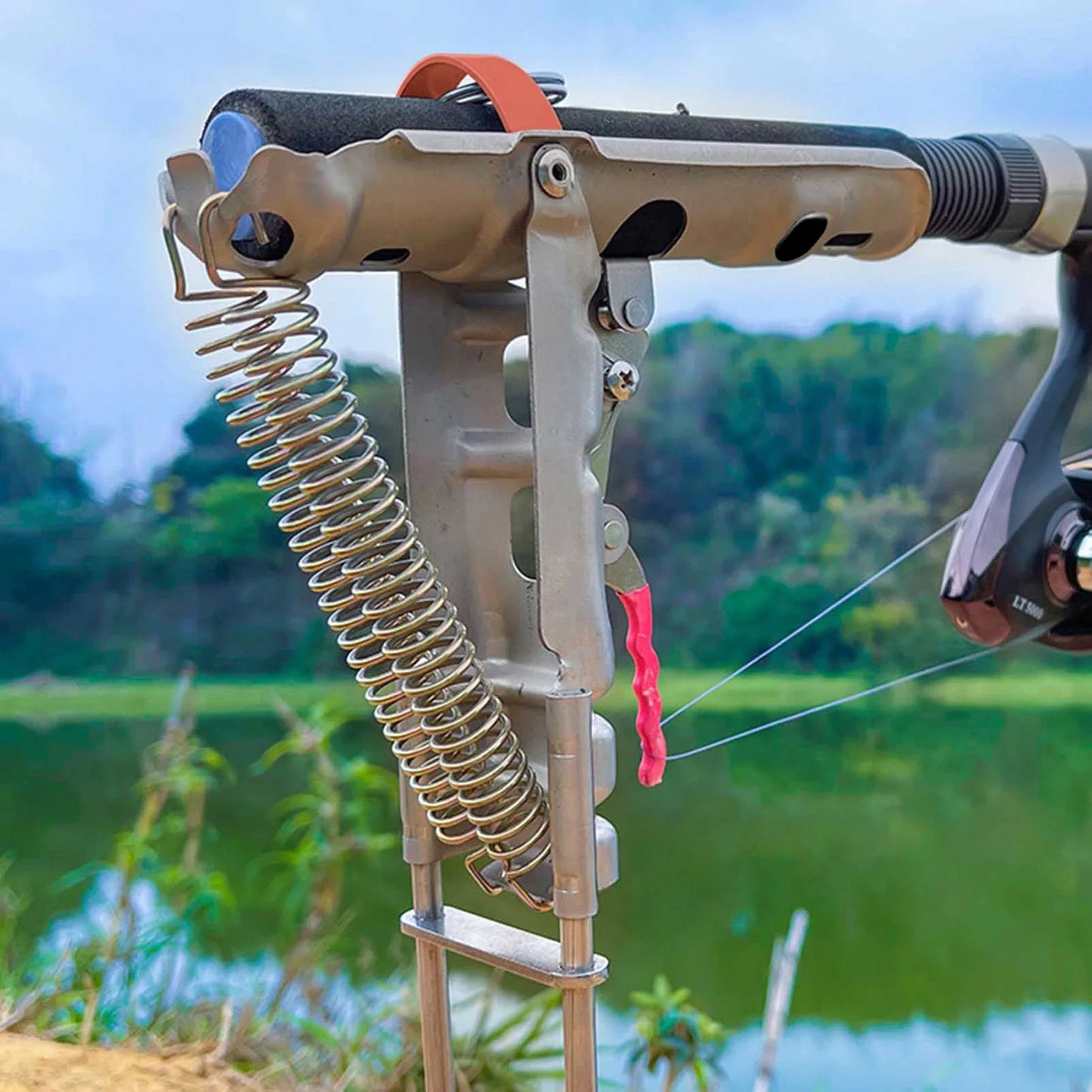 Automatic Stainless Steel Fishing Rod Holder - Universal Fit - SportFishingHub