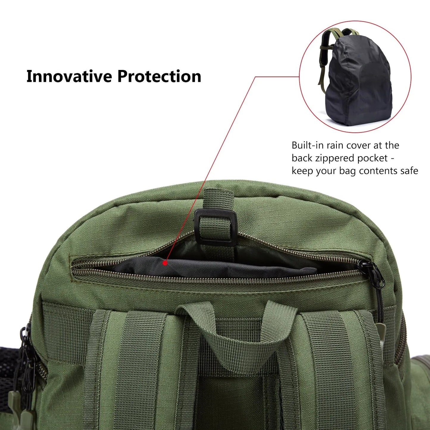 Bassdash Tactical Fishing Backpack – Lightweight & Multifunctional - SportFishingHub