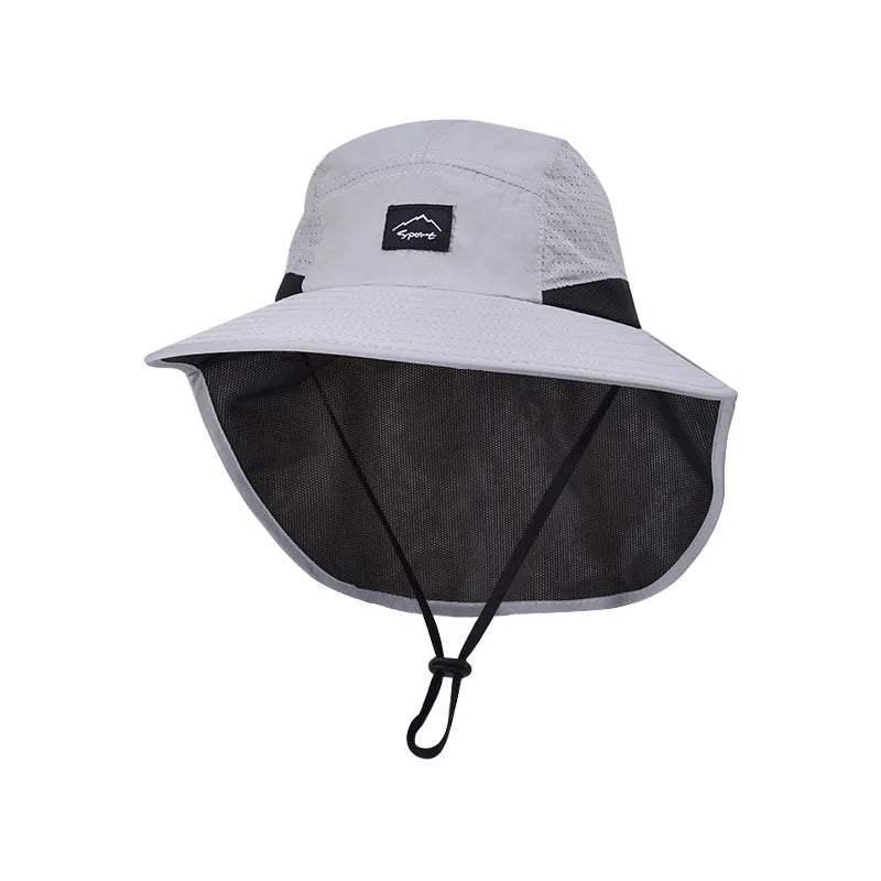 Men's Breathable Sun Protection Fishing Hat - SportFishingHub