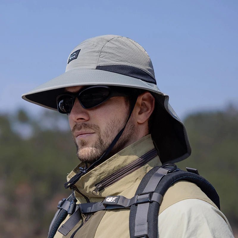 Men's Breathable Sun Protection Fishing Hat - SportFishingHub