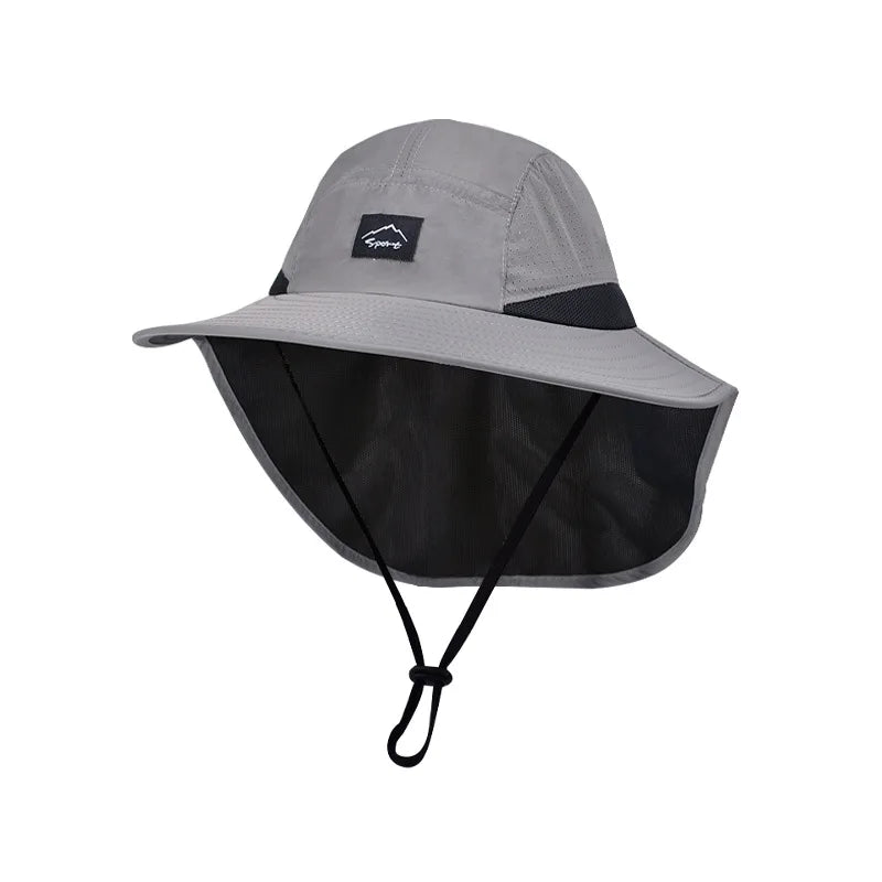 Men's Breathable Sun Protection Fishing Hat - SportFishingHub