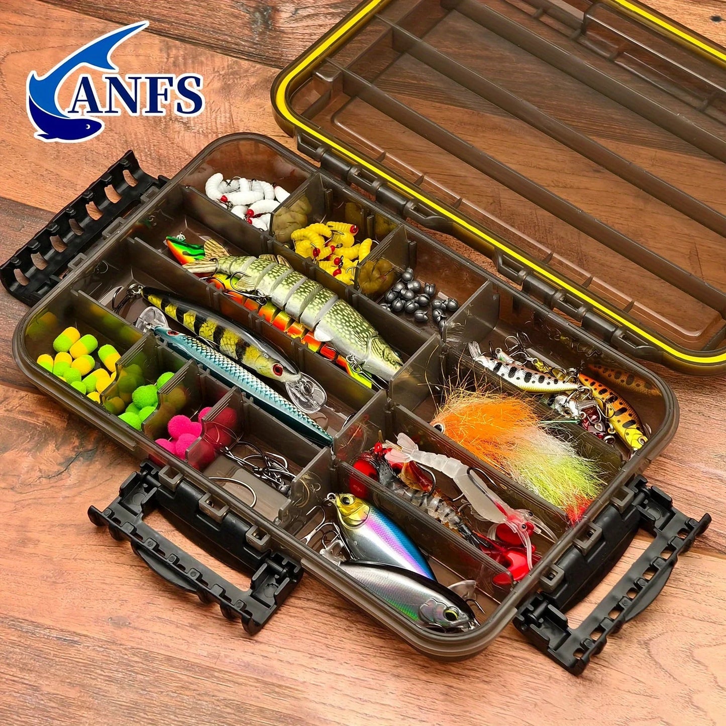 Waterproof Fishing Tackle Box with Removable Compartments - SportFishingHub