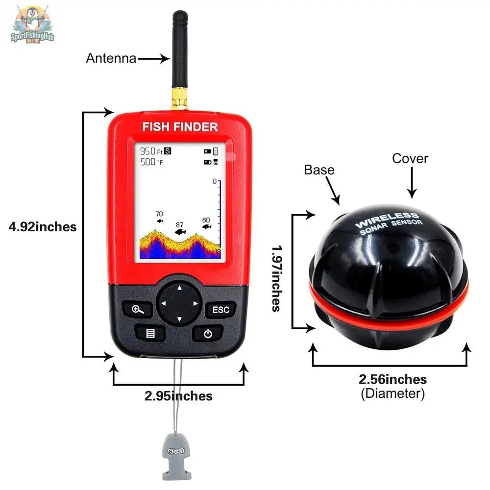 100M Wireless Sonar Fish Finder for Lake and Sea - SportFishingHub
