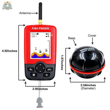 100M Wireless Sonar Fish Finder for Lake and Sea - SportFishingHub