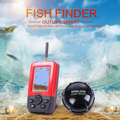 100M Wireless Sonar Fish Finder for Lake and Sea - SportFishingHub