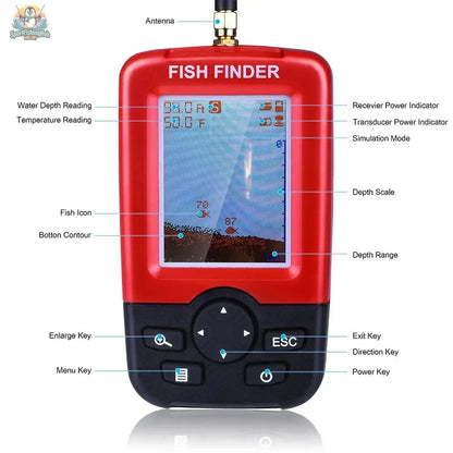 100M Wireless Sonar Fish Finder for Lake and Sea - SportFishingHub