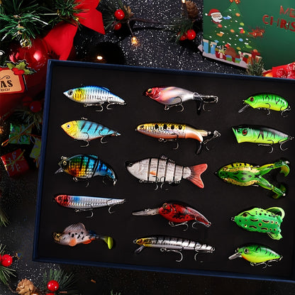 15-Piece Multi-Jointed Swimbait Kit – Versatile Freshwater & Saltwater Lure Set | SportFishing Hub