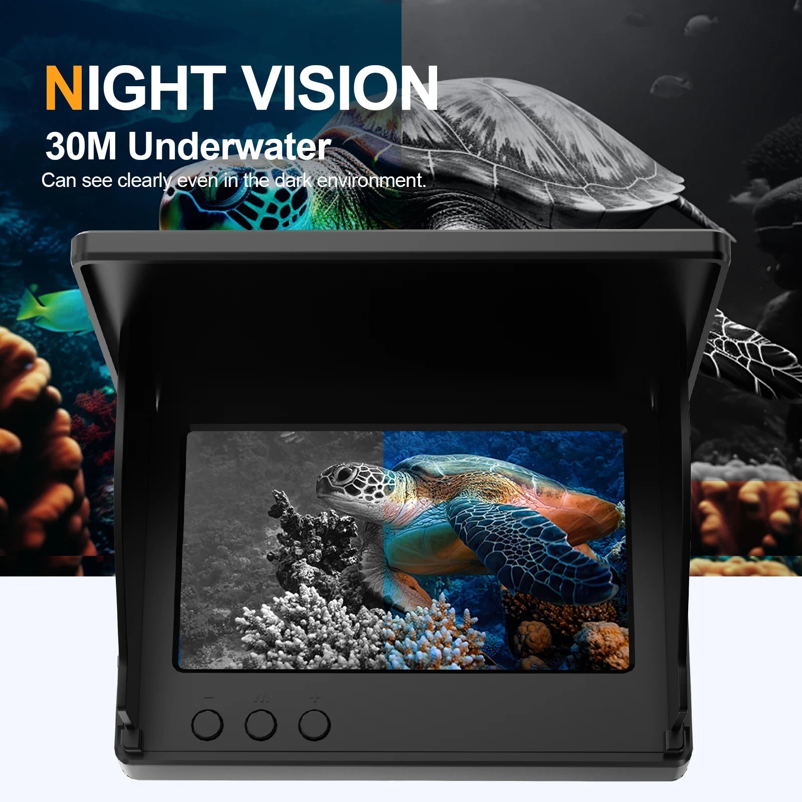 4.3 Inch LCD Fish Finder with Night Vision - SportFishingHub