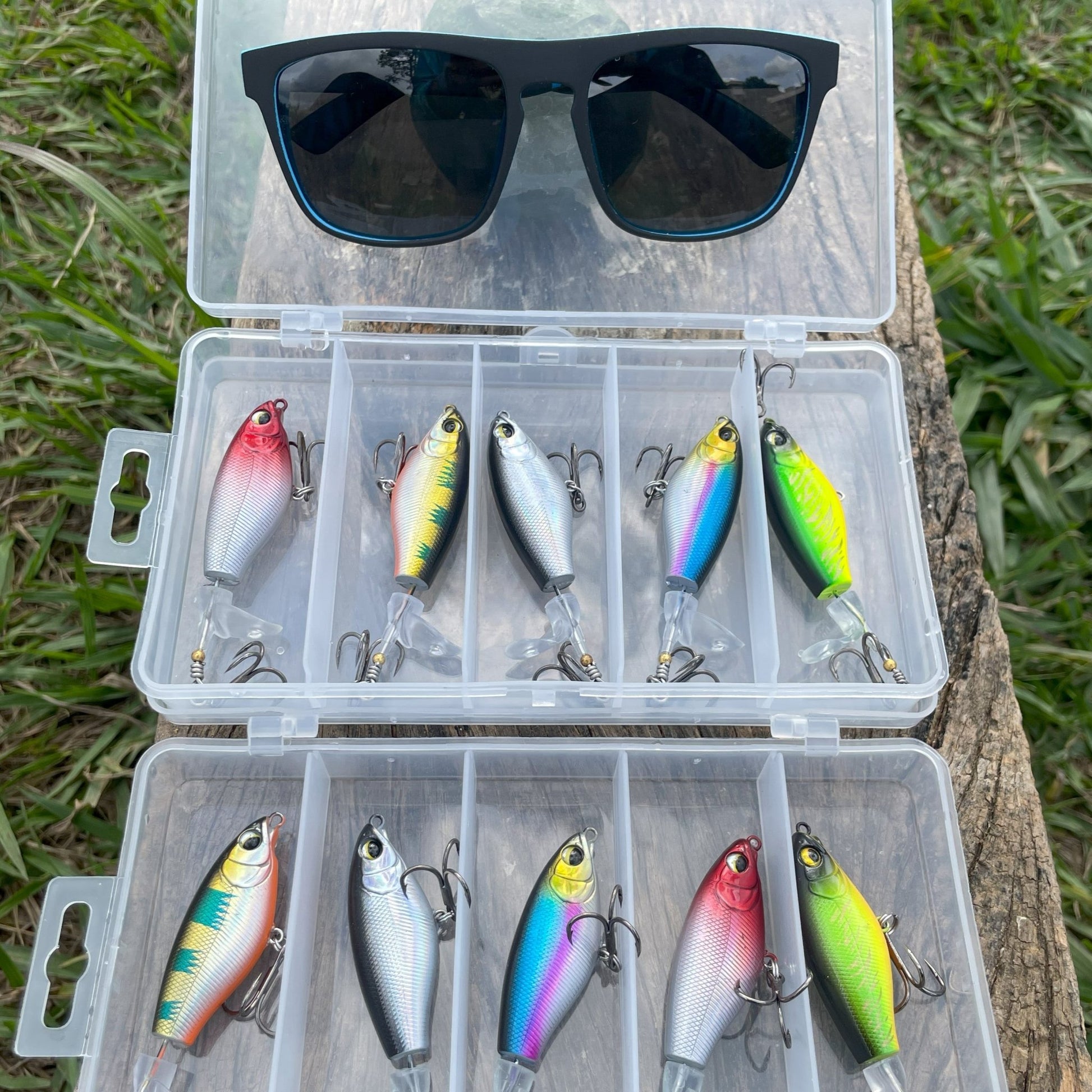5 - Pack Premium Floating Propeller Topwater Lures – Catch Bigger Bass & Trout or Get Your Money Back! - SportFishingHub