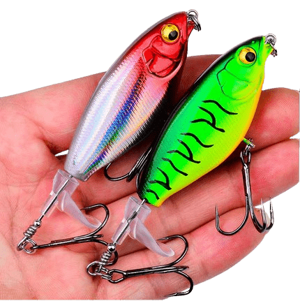 5 - Pack Premium Floating Propeller Topwater Lures – Catch Bigger Bass & Trout or Get Your Money Back! - SportFishingHub