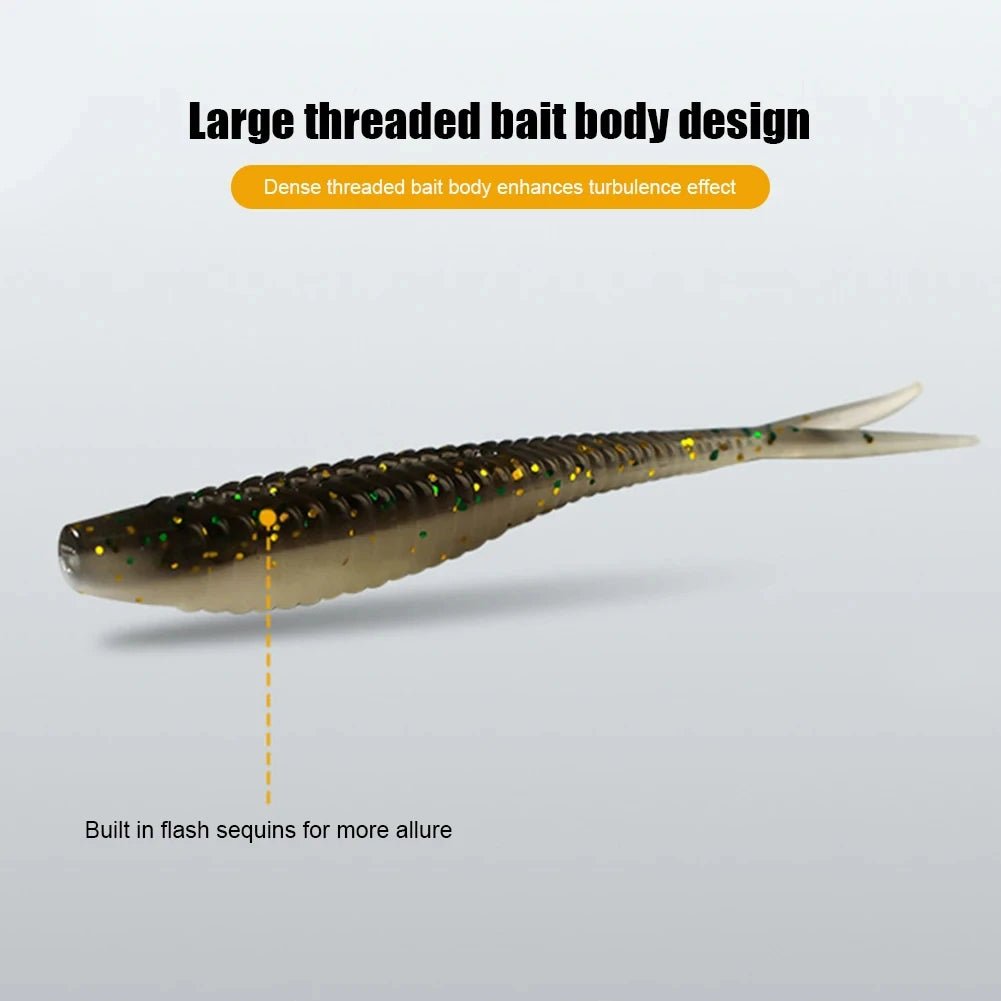 61 - Piece Bionic Fish Soft Bait Set with Hook Storage Box - SportFishingHub