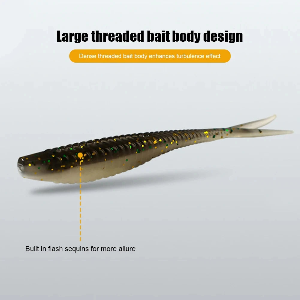 61-Piece Soft Plastic Lure Set – Bionic Swimbaits with Storage Box | SportFishing Hub