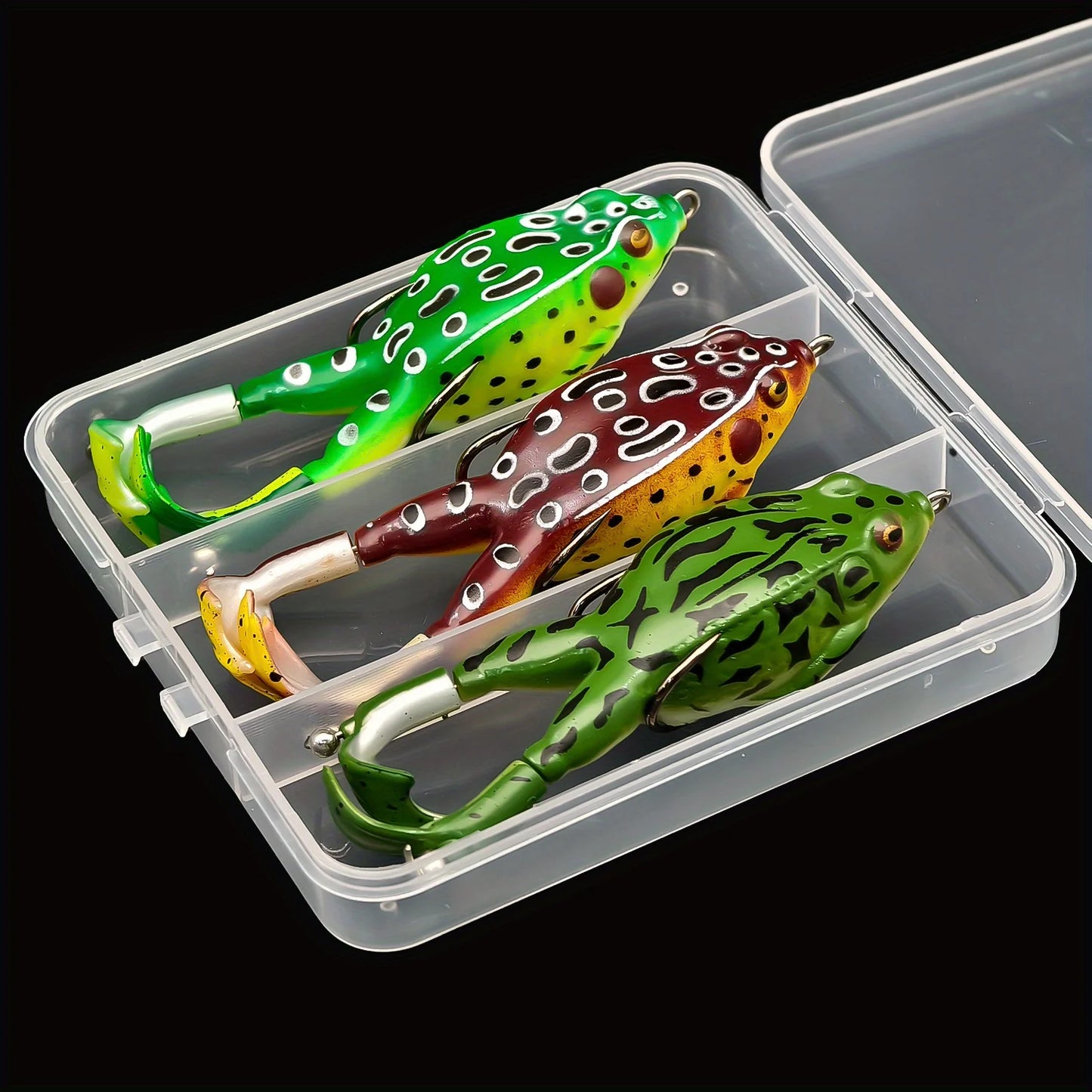 Topwater Predator Lure Kit – 3 Soft Frog & Duck Surface Baits | SportFishing Hub