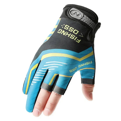 Pro Angler Fishing Gloves – 3-Finger Cut, UV Shield & Ultra-Grip Design | SportFishing Hub