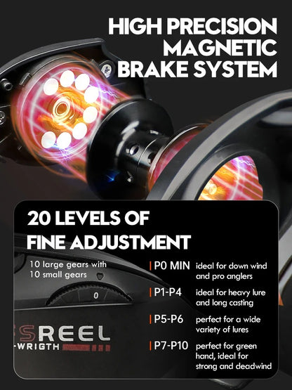 Ultra-Light BFS Baitcasting Reel – Precision Magnetic Braking System | SportFishing Hub