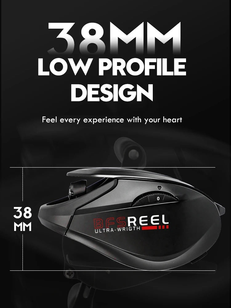 Ultra-Light BFS Baitcasting Reel – Precision Magnetic Braking System | SportFishing Hub