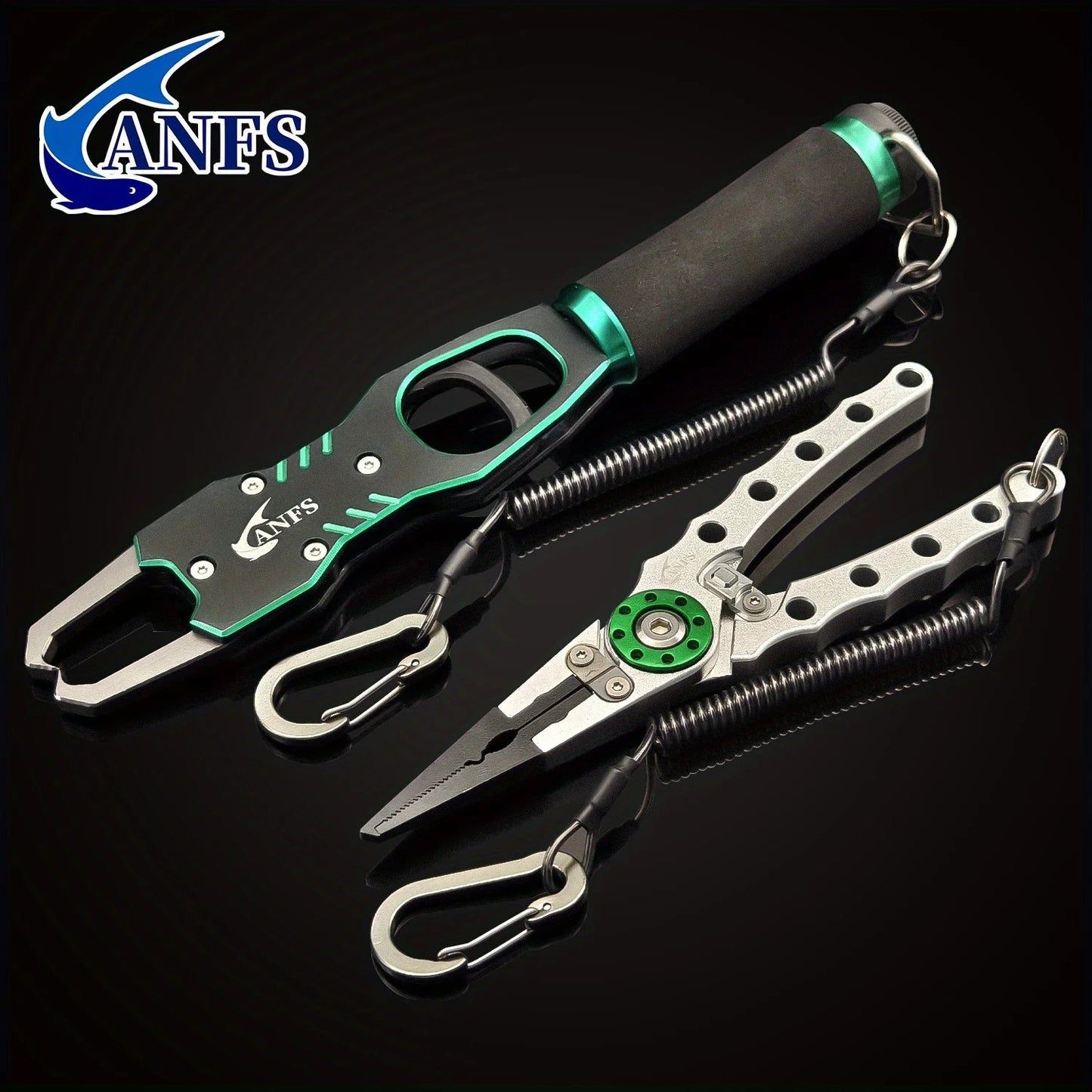 ANFS Fishing Lip Gripper & Pliers Set - Durable & Lightweight - SportFishingHub