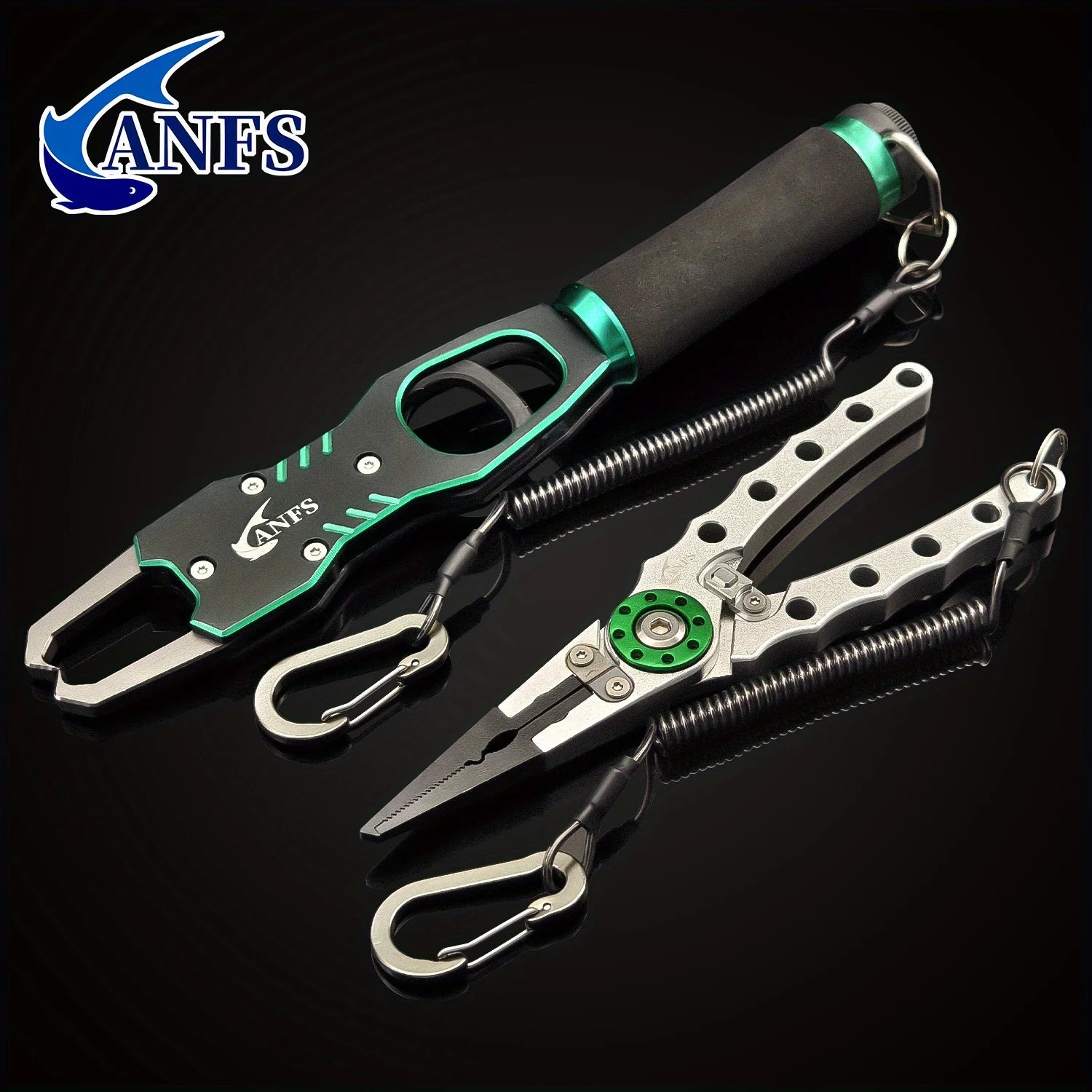 ANFS Fishing Lip Gripper & Pliers Set - Durable & Lightweight - SportFishingHub