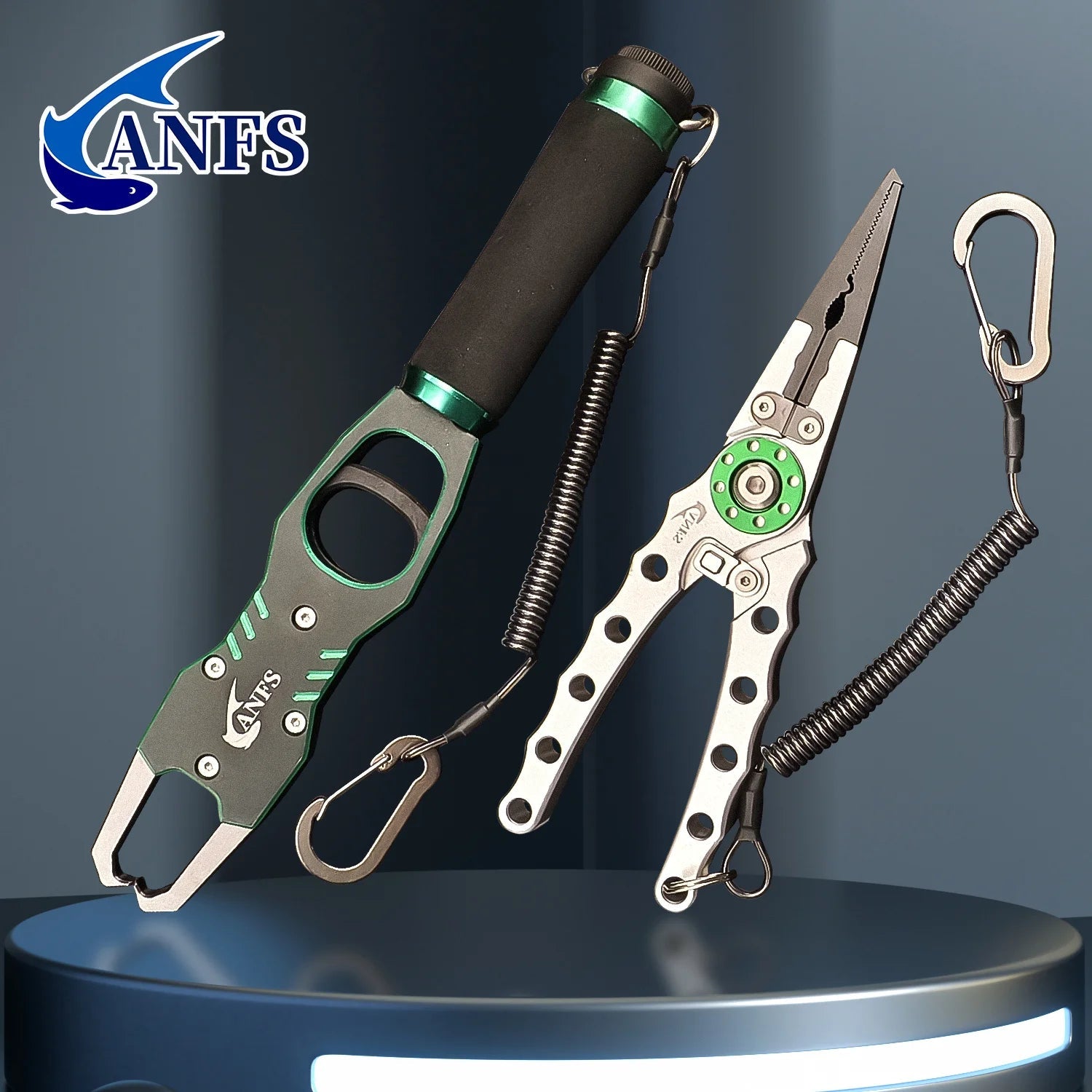 ANFS Fishing Lip Gripper & Pliers Set - Durable & Lightweight - SportFishingHub