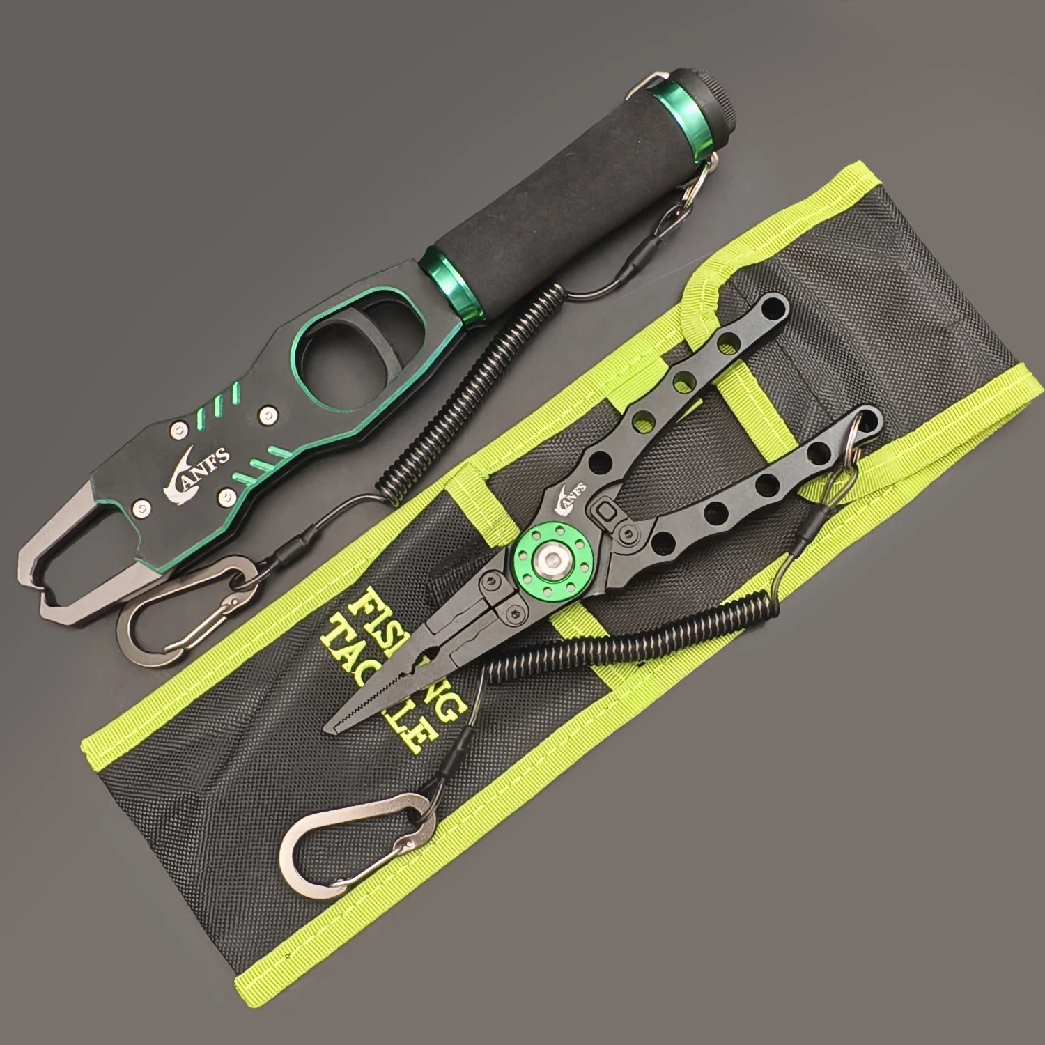 ANFS Fishing Lip Gripper & Pliers Set - Durable & Lightweight - SportFishingHub