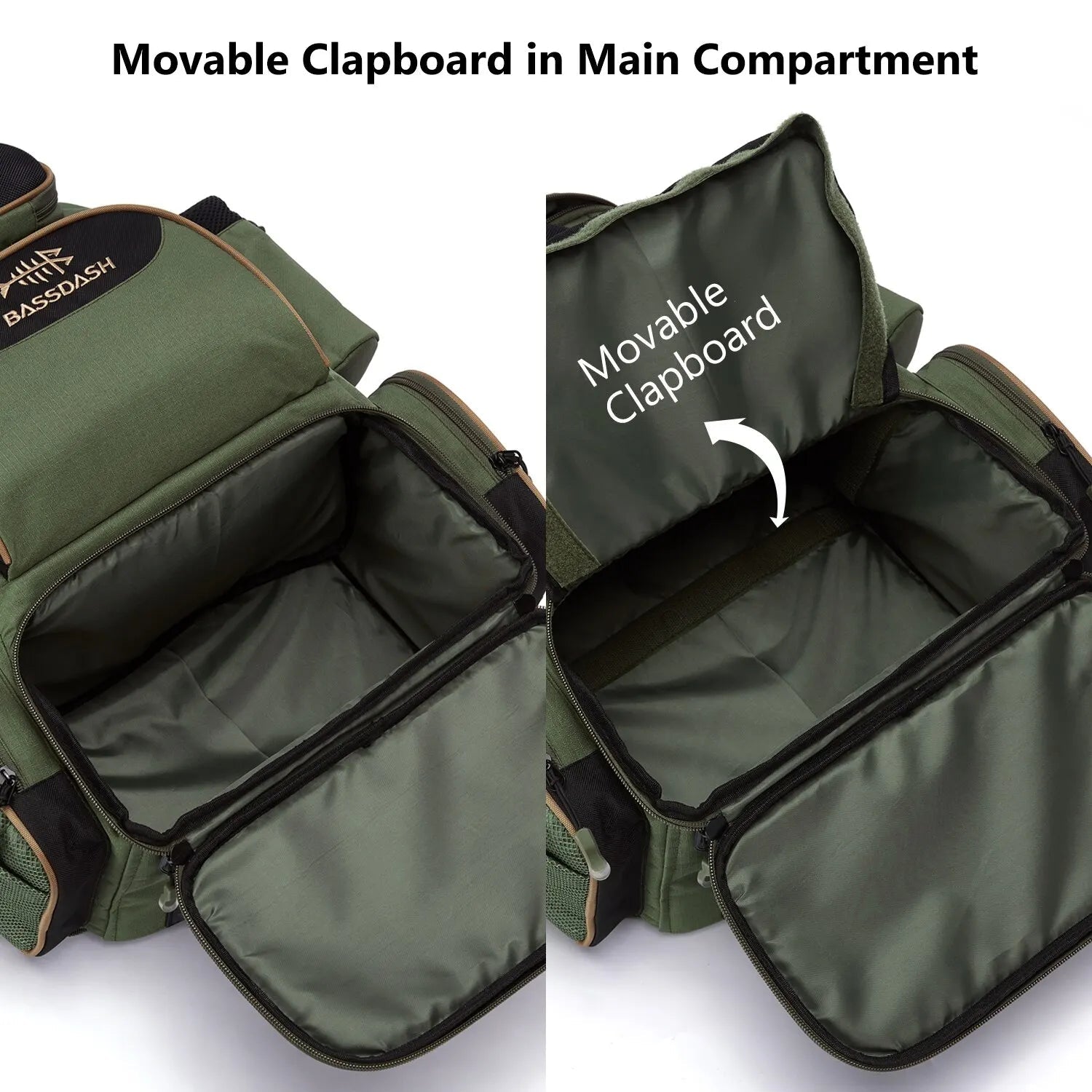 Bassdash Tactical Fishing Backpack – Lightweight & Multifunctional - SportFishingHub