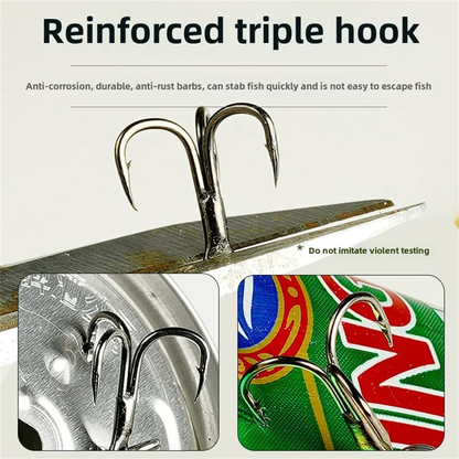 SportFish Hub™ | 5-Pack Floating Topwater Propeller Lures for Bass & Trout