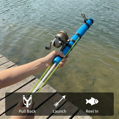 Catapult fishing rod + free reel kit
