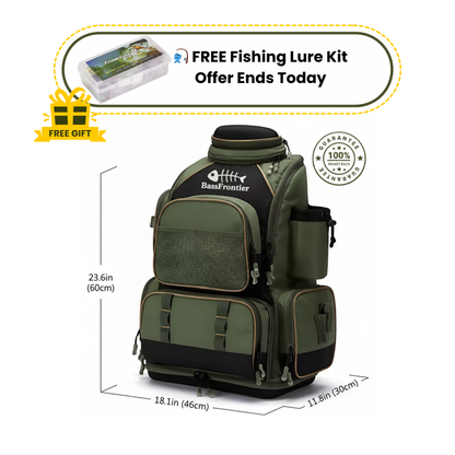 Waterproof Fishing Tackle Backpack – Multi-Compartment Storage System - BassDash | SportFishing Hub