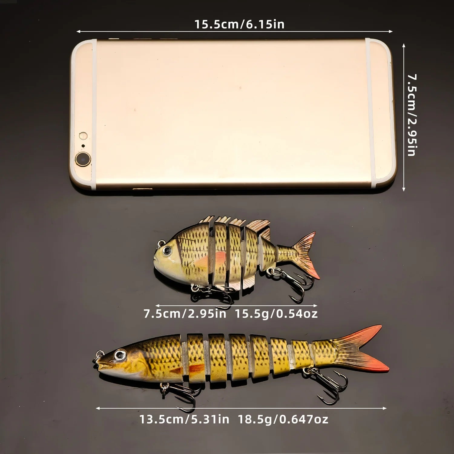 Ultimate Bionic Fishing Lure Set - Slow Sinking 2pcs for Bass & Trout - SportFishingHub
