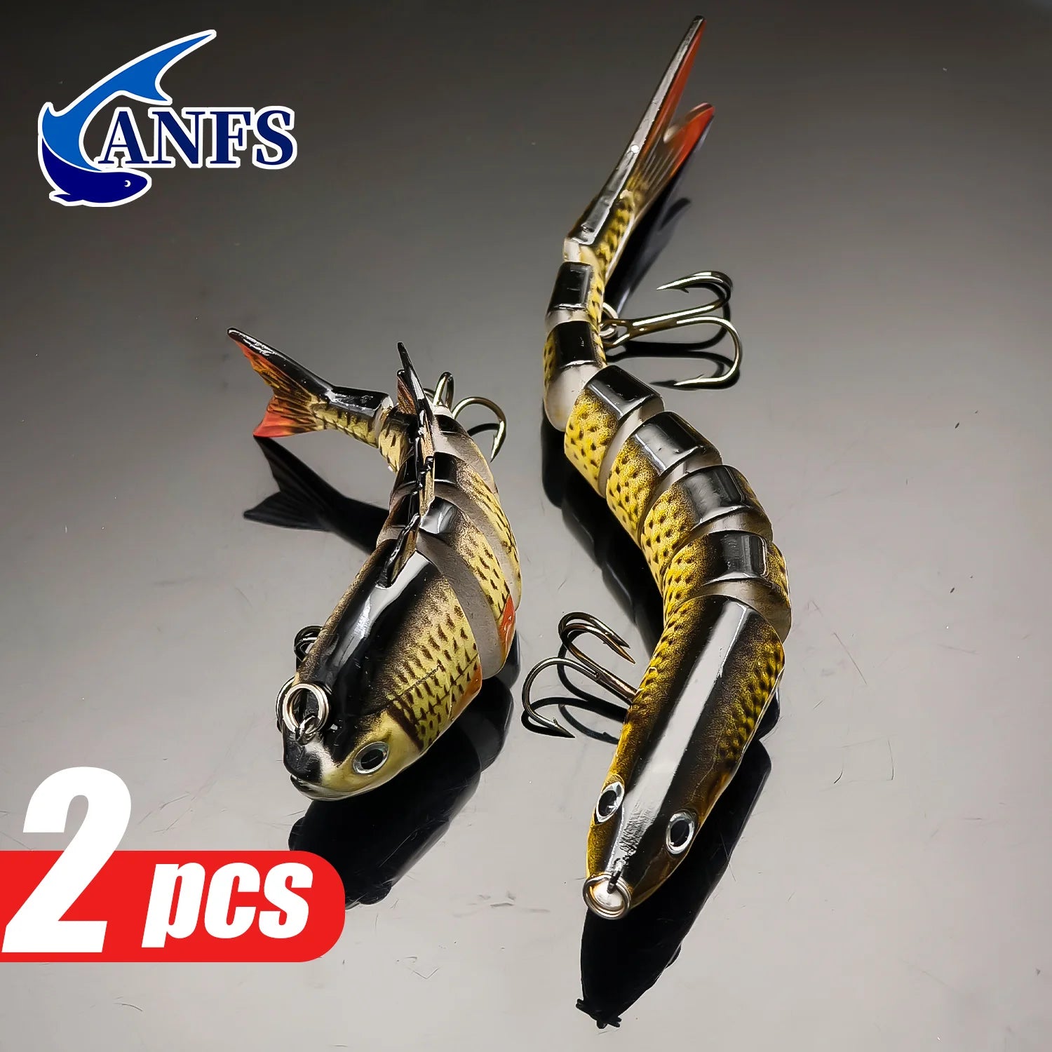 Ultimate Bionic Fishing Lure Set - Slow Sinking 2pcs for Bass & Trout - SportFishingHub