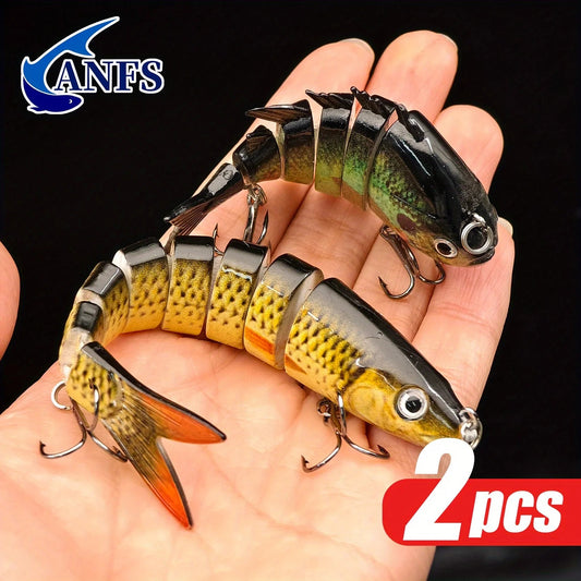 Ultimate Bionic Fishing Lure Set - Slow Sinking 2pcs for Bass & Trout - SportFishingHub