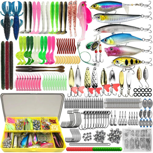 Ultimate Fishing Lure Kit: 83 - 409pcs for All Waters - SportFishingHub