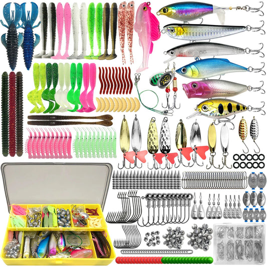 Ultimate Fishing Lure Kit: 83 - 409pcs for All Waters - SportFishingHub