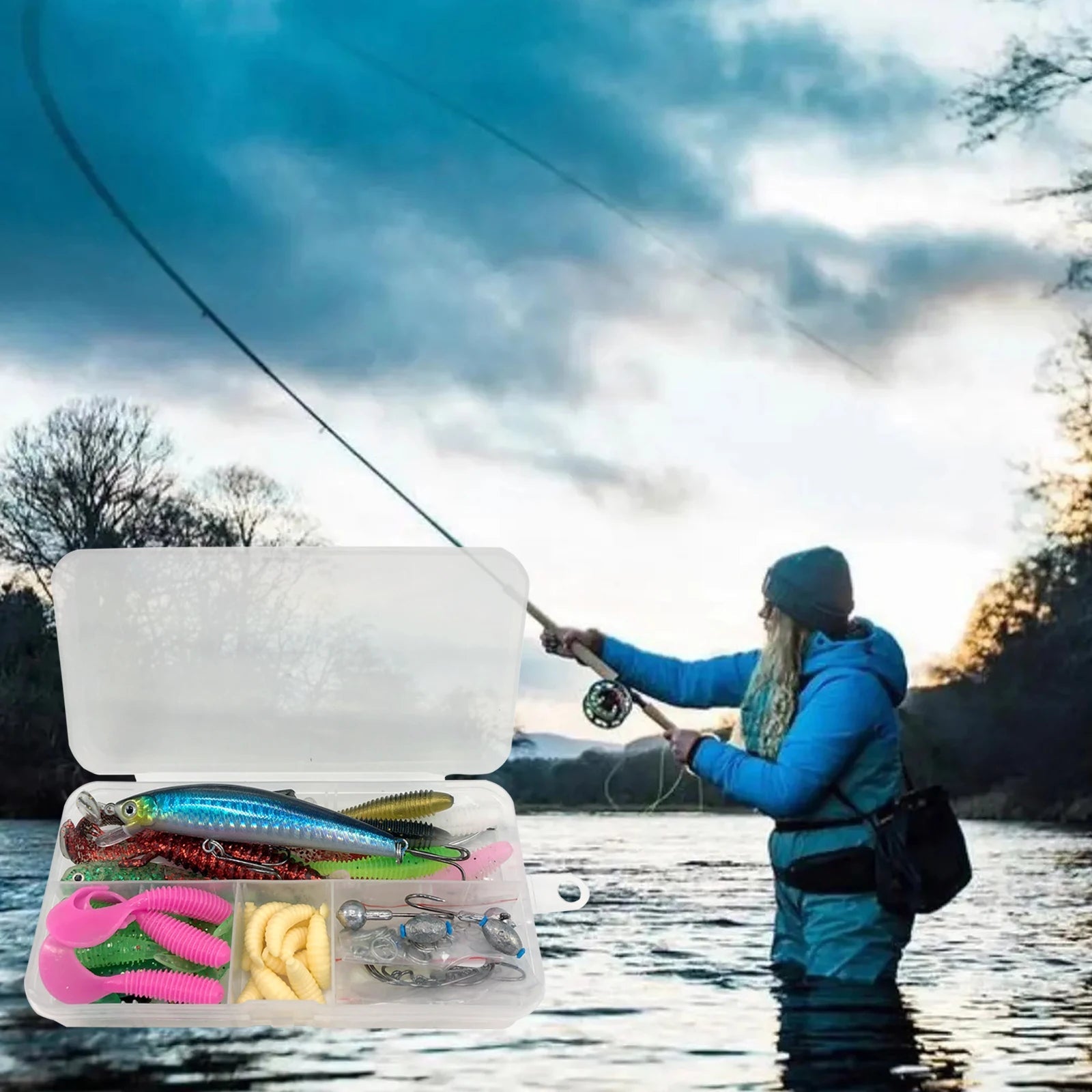 Ultimate Fishing Lure Kit: 83 - 409pcs for All Waters - SportFishingHub
