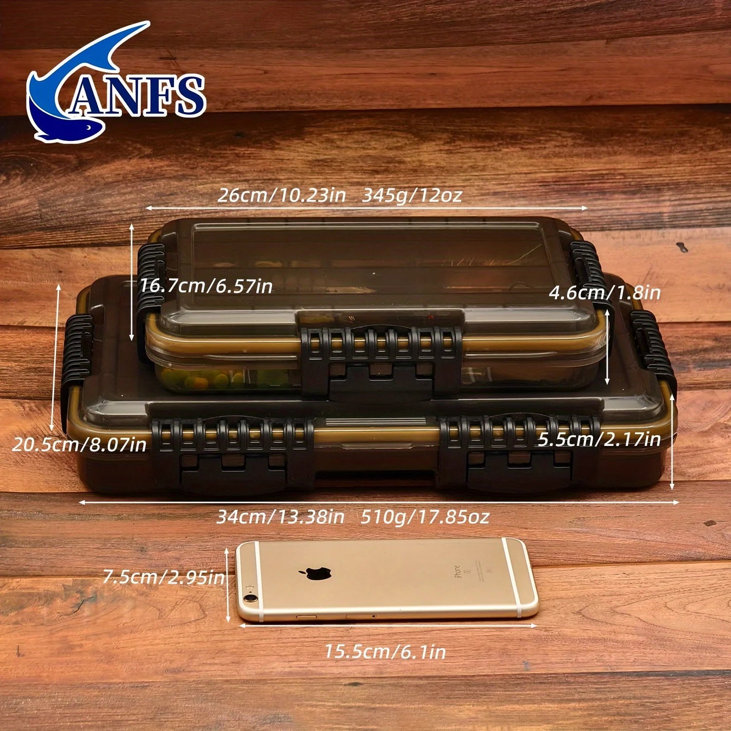 Waterproof Fishing Tackle Box with Removable Compartments - SportFishingHub