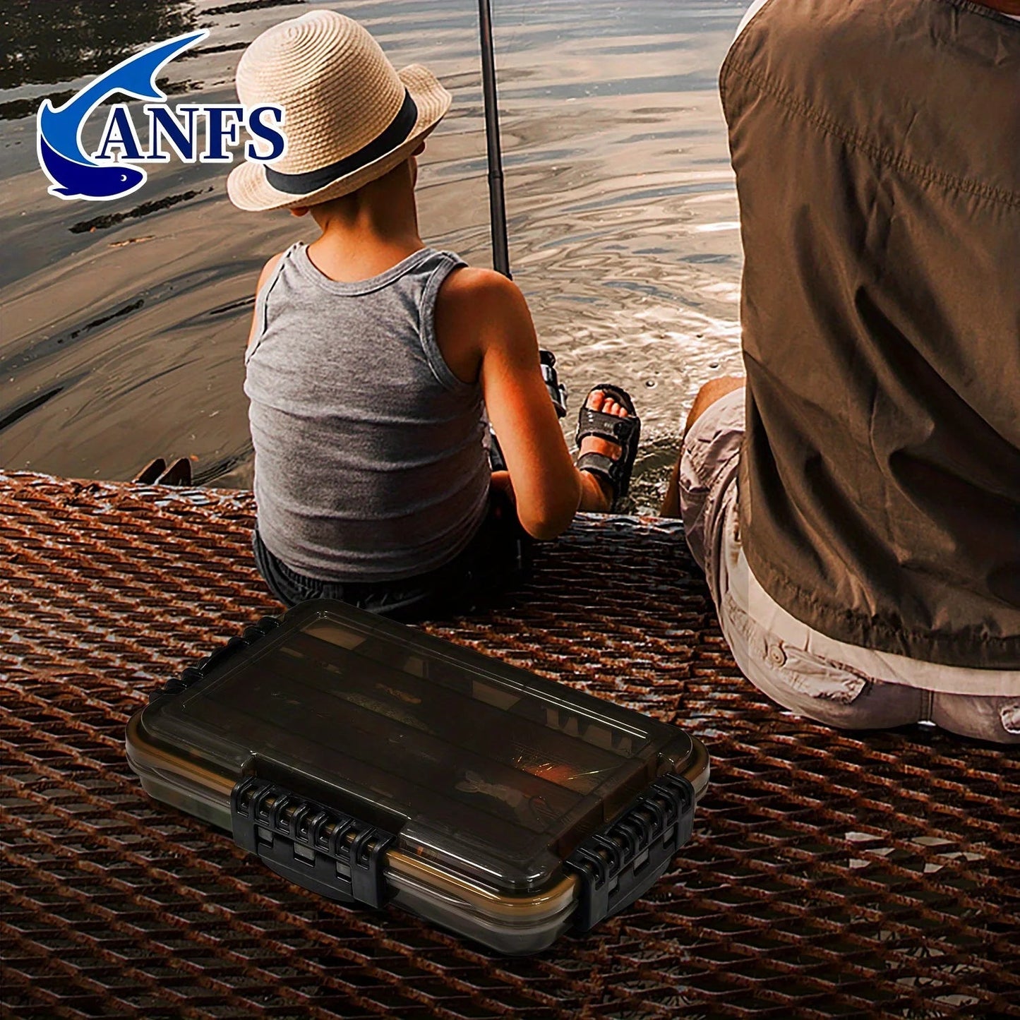Waterproof Fishing Tackle Box with Removable Compartments - SportFishingHub